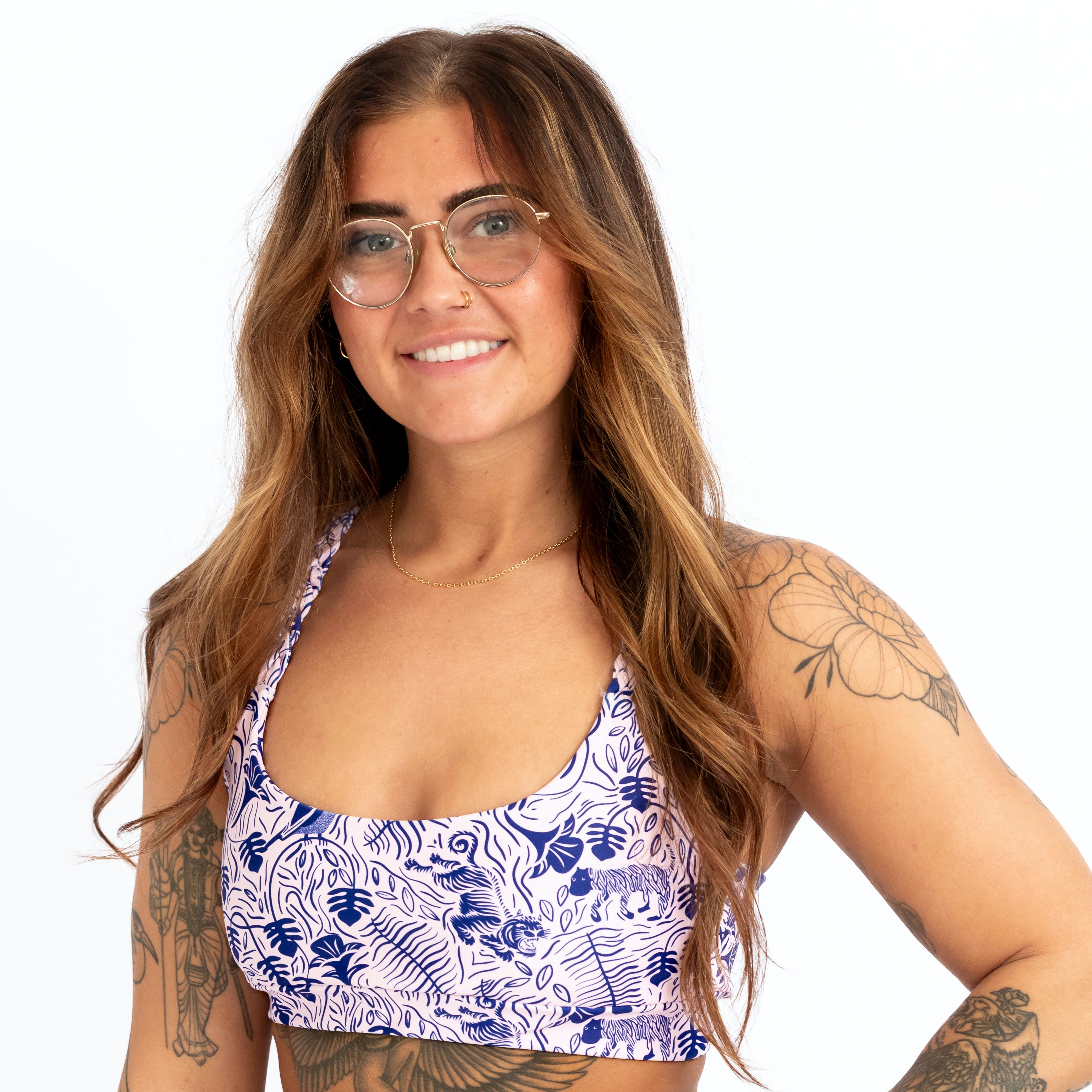 Jungle Jam Braided Sports Bra