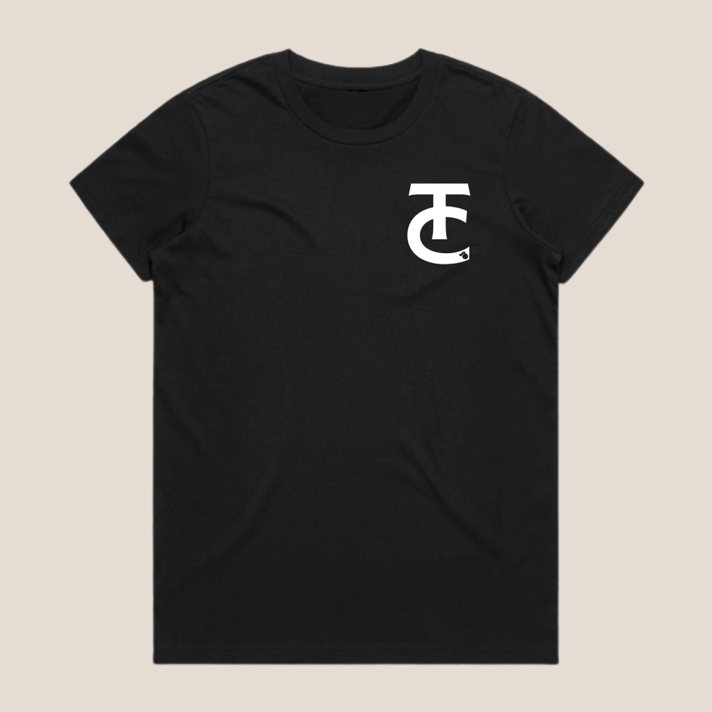Fearless Femininity T-Shirt- Black/ White