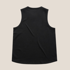 Training Essential Cotton Vest Top- Black