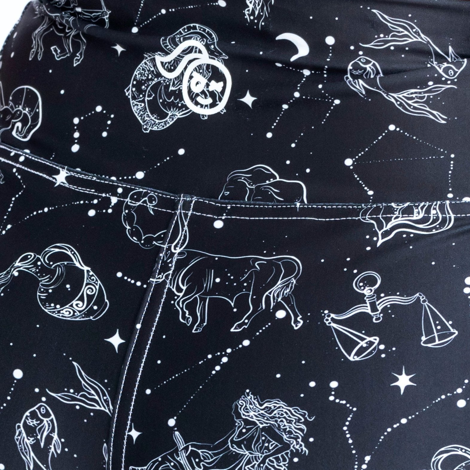 ladies tough cherry booty shorts in booty short length in under the stars print