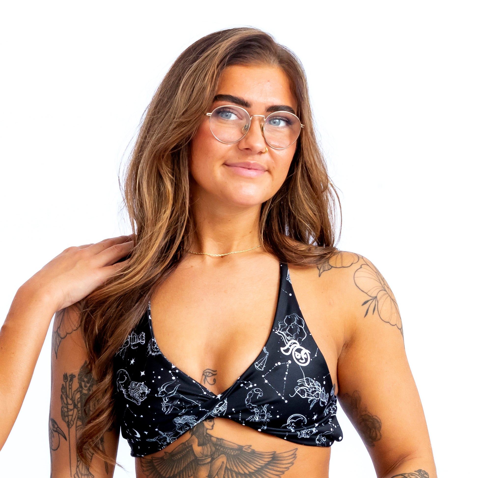 Under the Stars Twisted Sports Bra