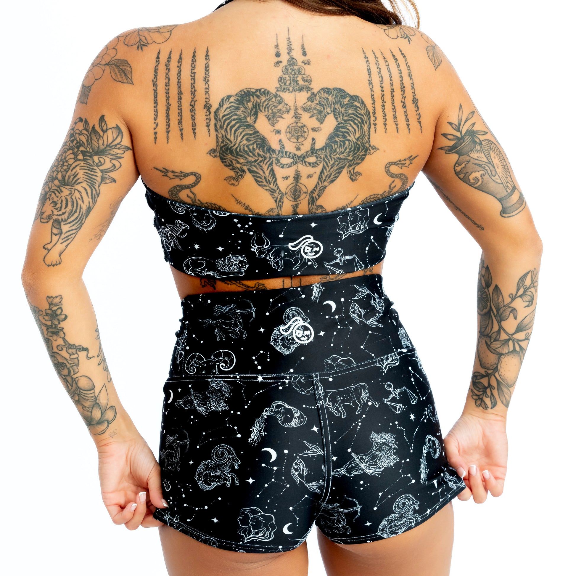 Under the Stars V-Neck Halter Top