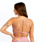Ditsy Daisy Twisted Sports Bra
