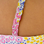 Ditsy Daisy Braided Sports Bra
