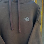 Sample Sale- Espresso Fearless Club Hoodie, Medium
