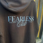 Sample Sale- Espresso Fearless Club Hoodie, Medium