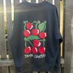 Sample Sale- Dark Blue Cherry Sweatshirt, Large