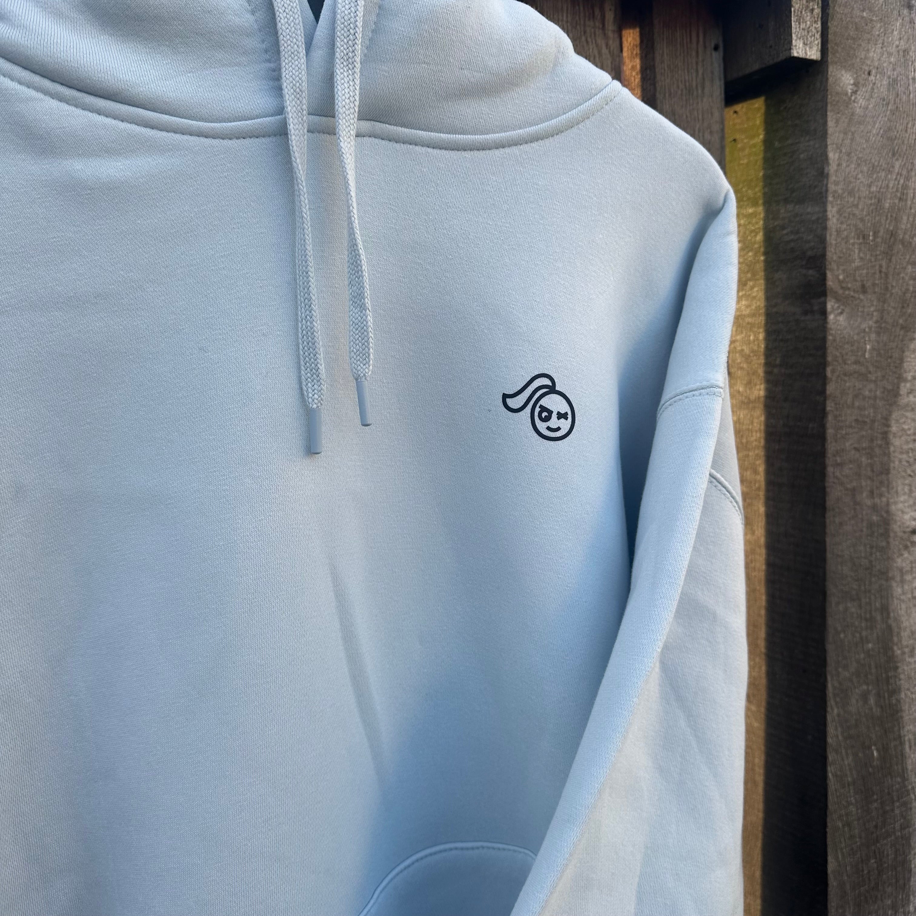 Sample Sale- Sky Blue Bow Hoodie