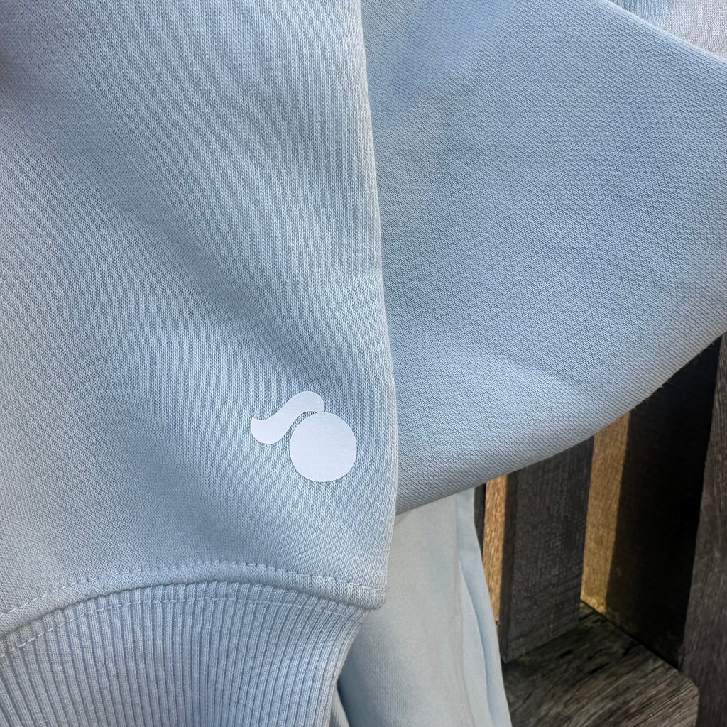 Sample Sale- Sky Blue Bow Hoodie