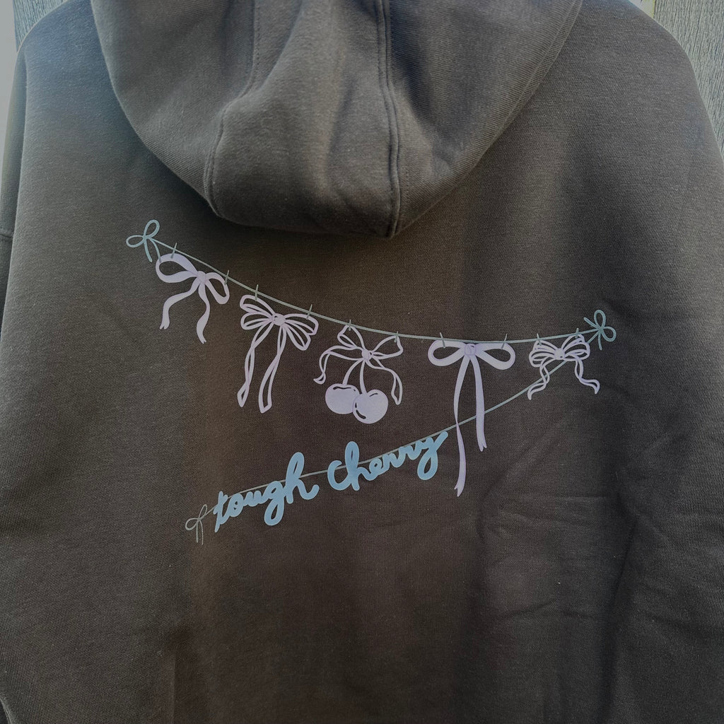 Sample Sale- Espresso Bow Hoodie