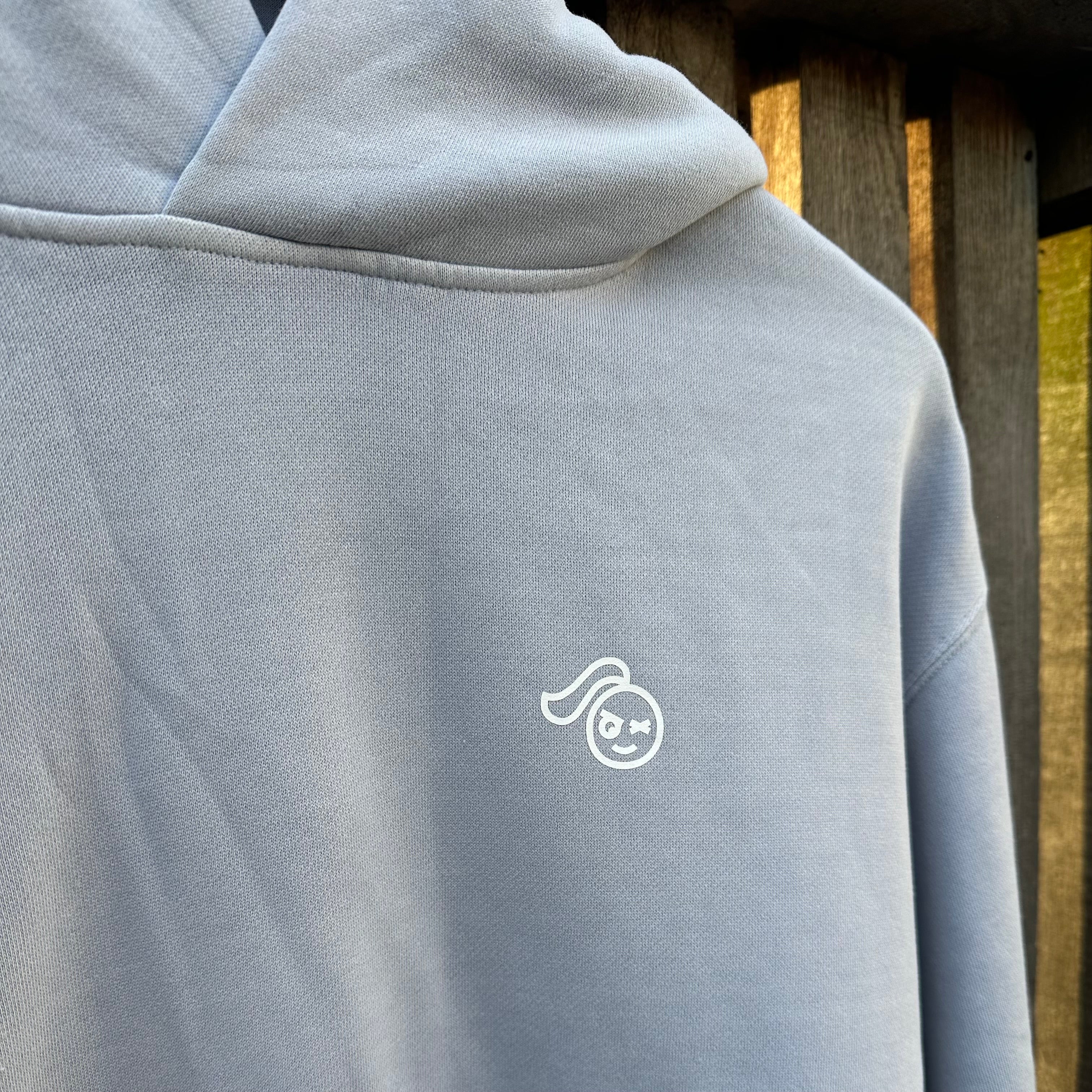 Sample Sale- Faded Blue Bow Hoodie