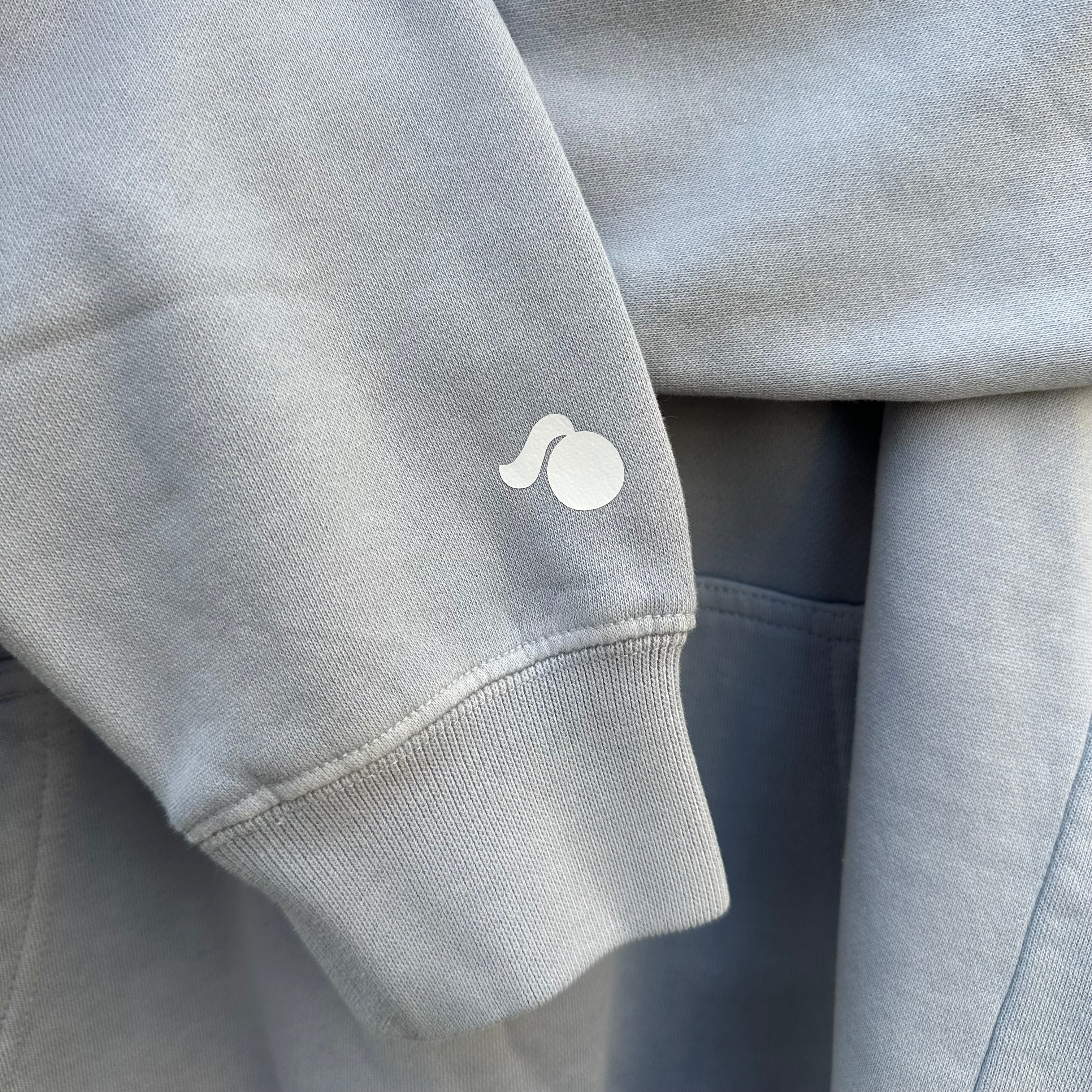 Sample Sale- Faded Blue Bow Hoodie