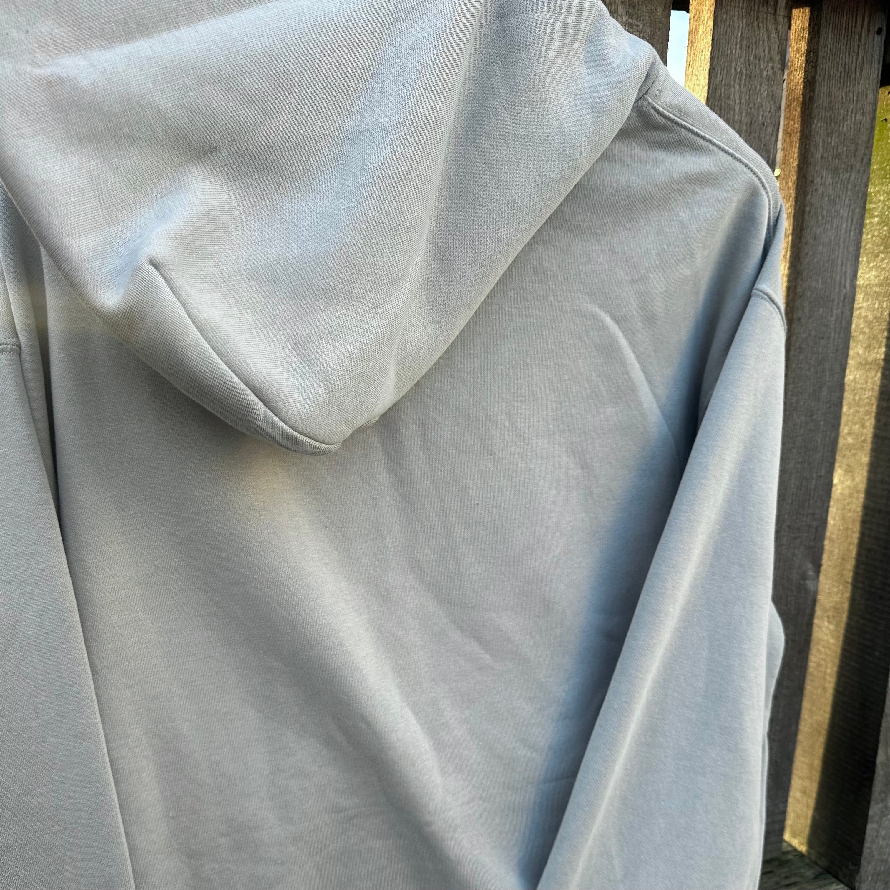 Sample Sale- Baby Pink and Grey Simple Logo Hoodie