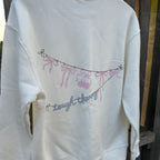 Sample Sale- White Bow Sweatshirt