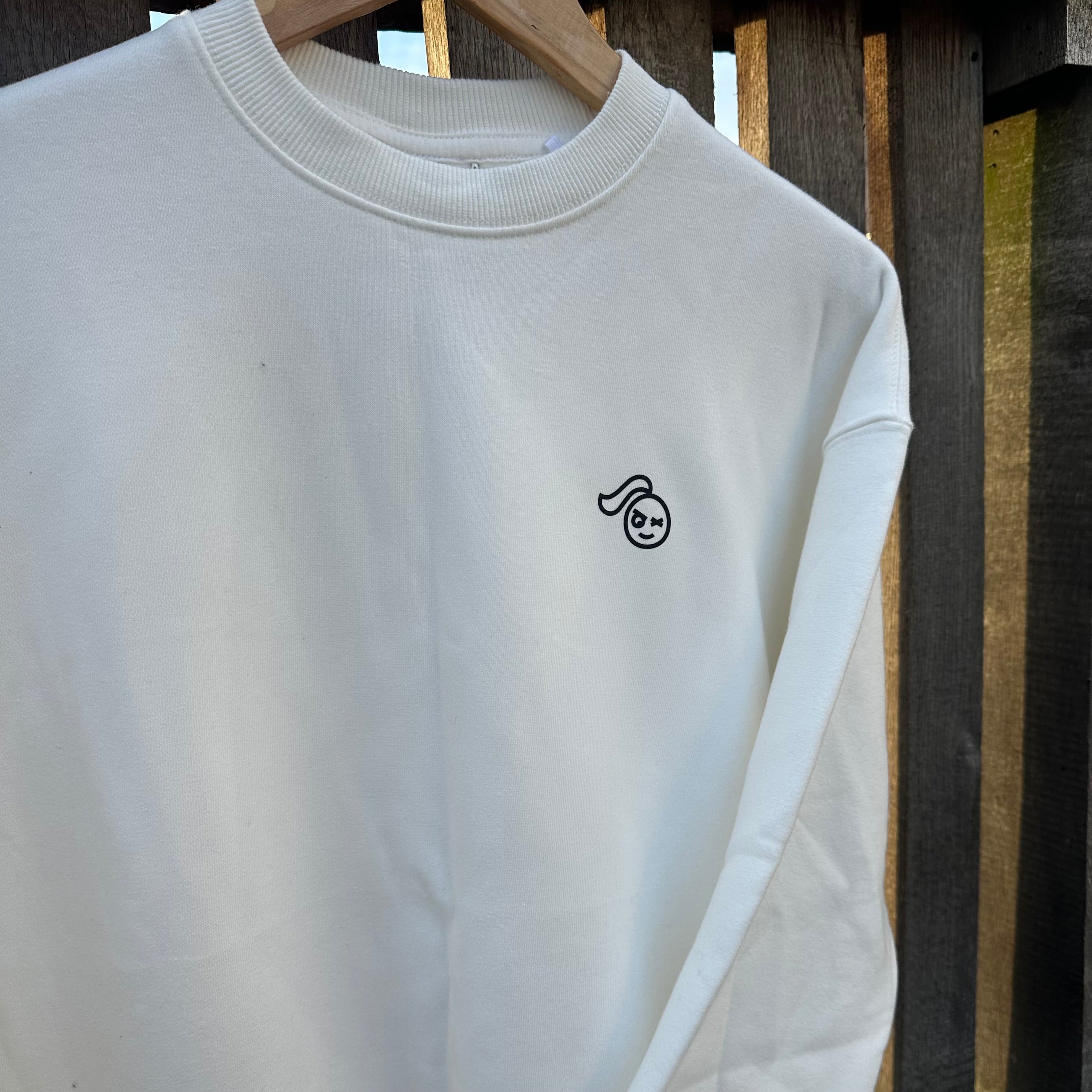 Sample Sale- White Bow Sweatshirt