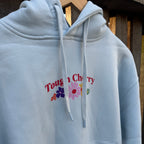 Sample Sale- Sky Blue Flower Field Hoodie