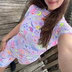Lilac Cosmic Dream Leggings and Shorts