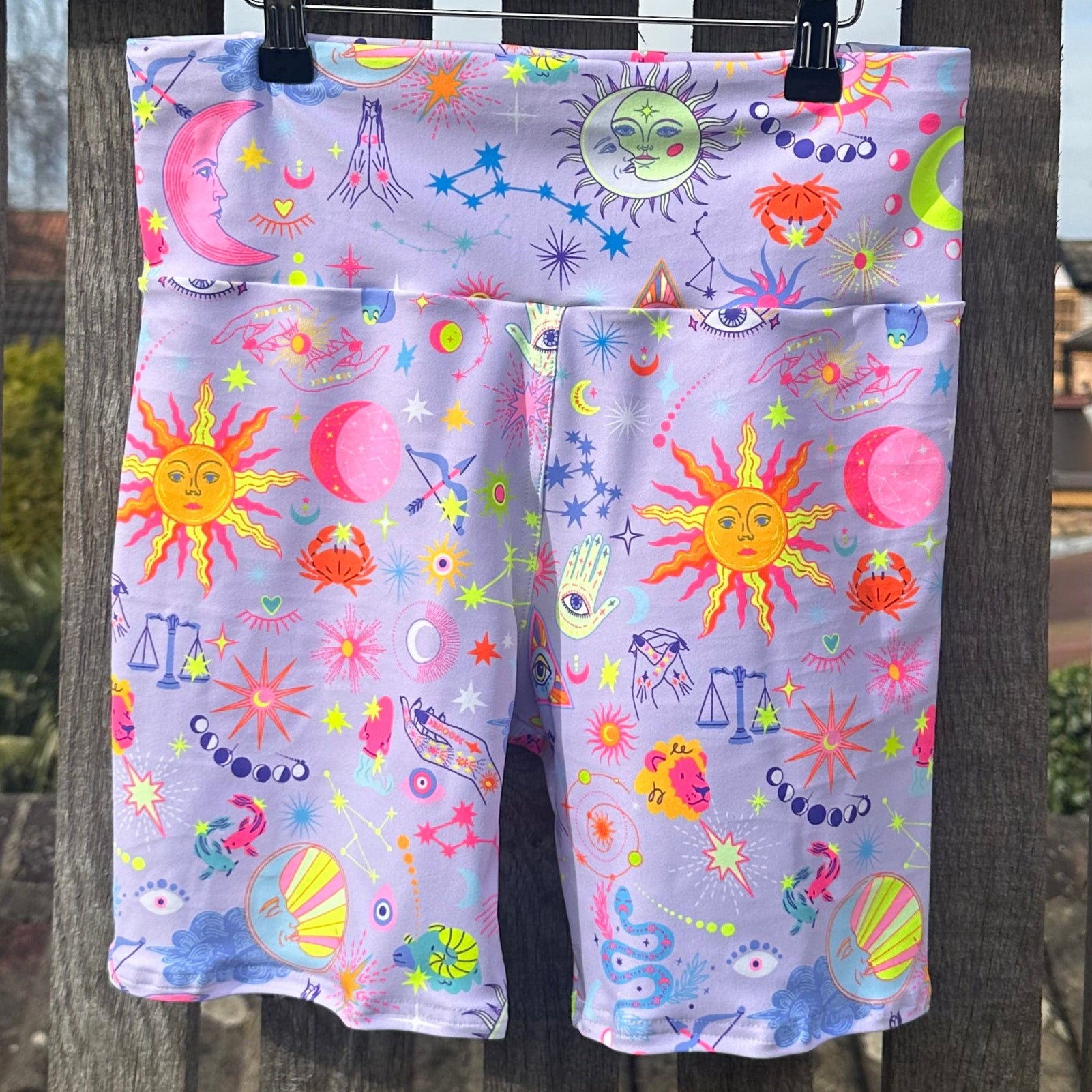 Lilac Cosmic Dream Leggings and Shorts