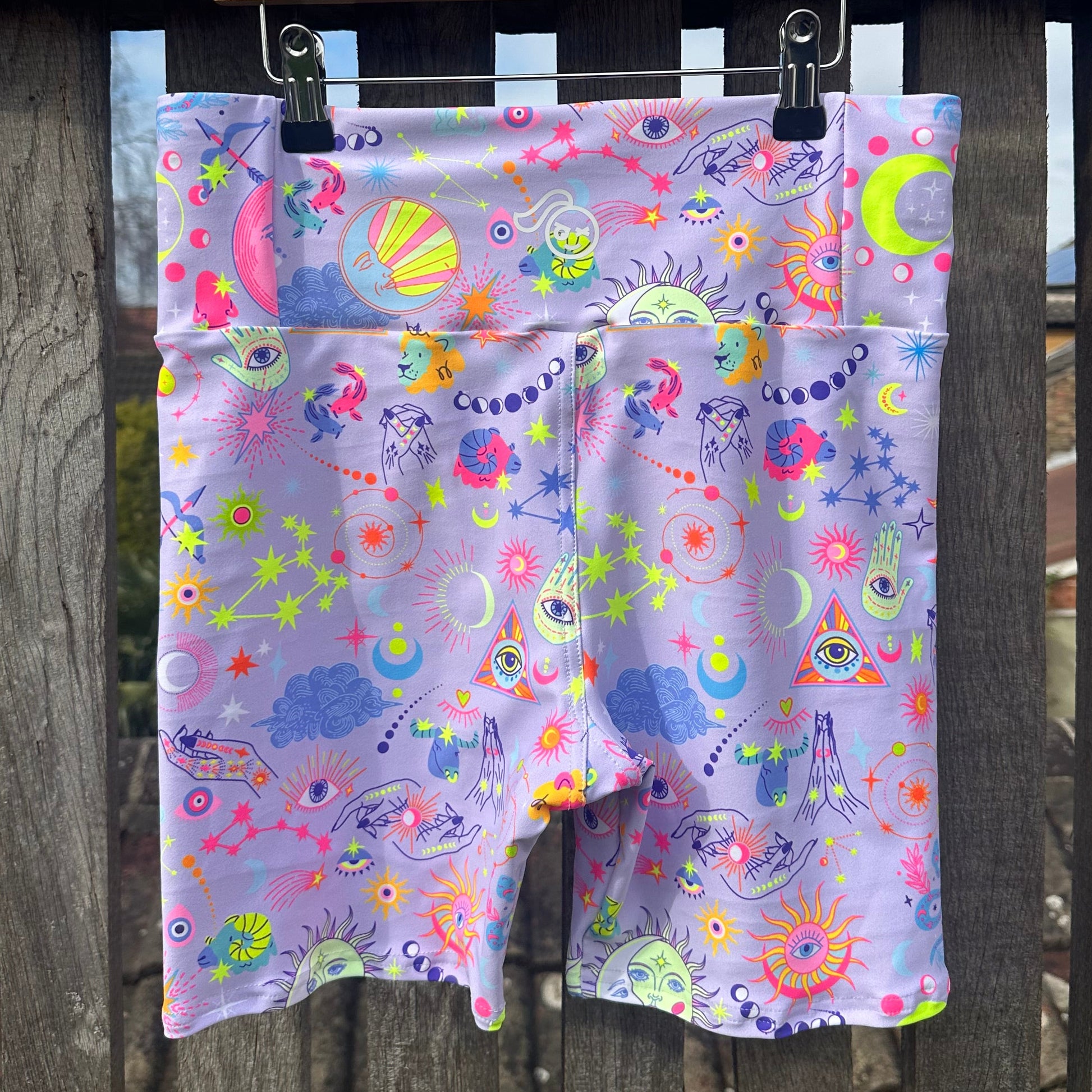 Lilac Cosmic Dream Leggings and Shorts