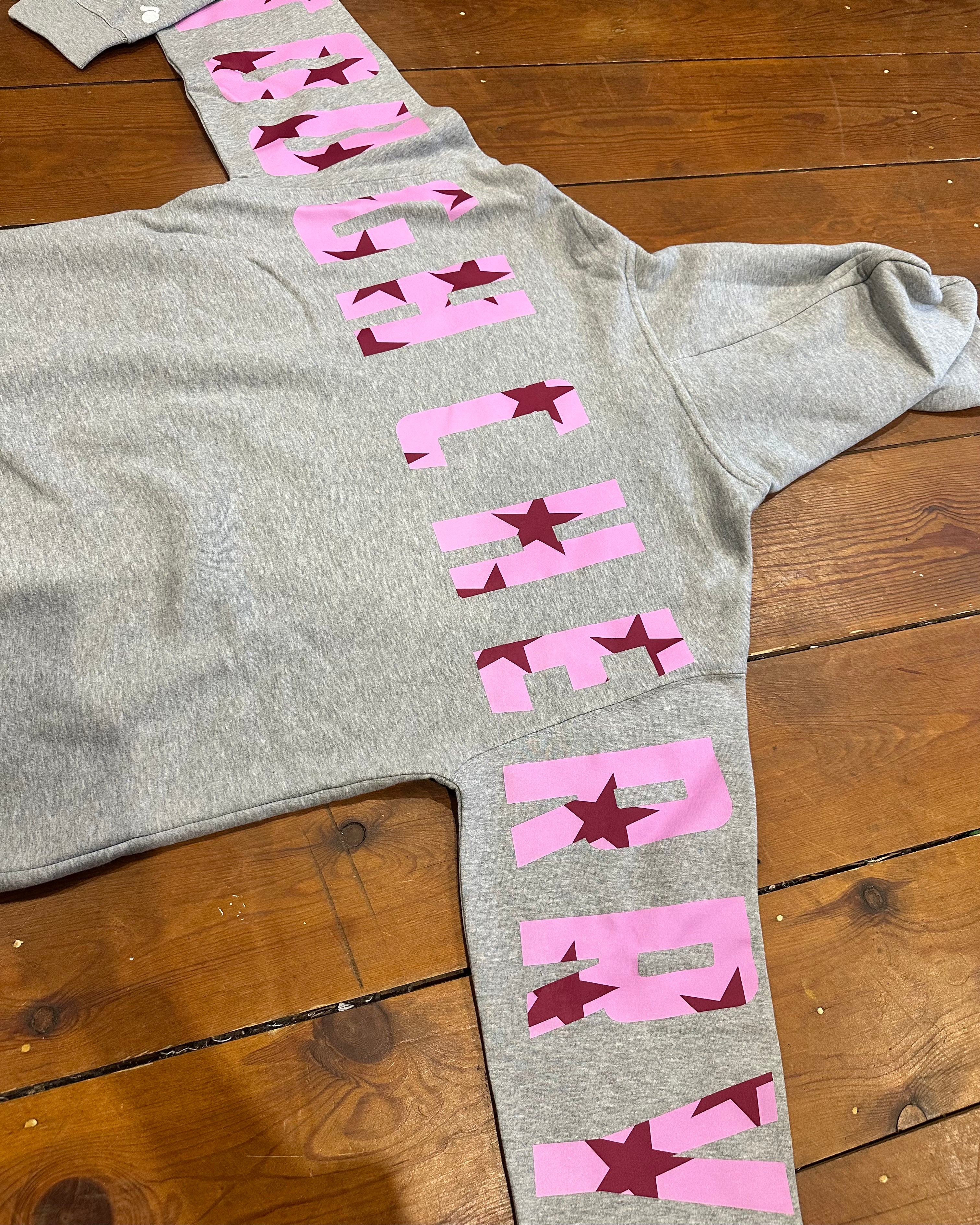 Sample Sale- Tough Cherry Stars Hoodie