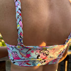 Disco Cowgirl Braided Sports Bra