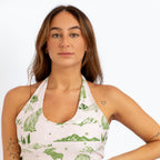 Wilderness Explorer V-Neck Halter Top