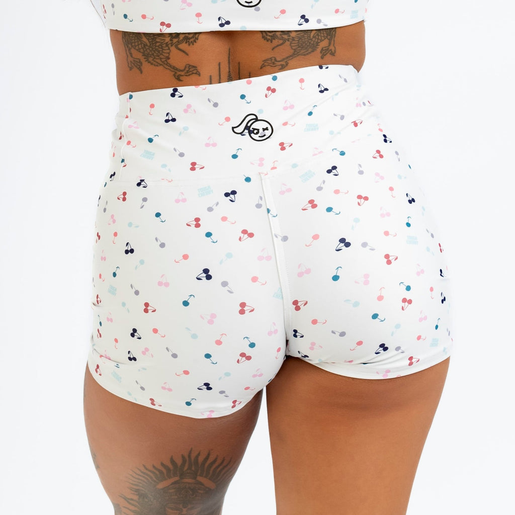 Autumn Cherries Leggings and Shorts