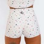 Autumn Cherries Leggings and Shorts
