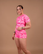 Calypso Bubblegum Momentum High Waisted Shorts
