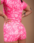 Calypso Bubblegum Momentum High Waisted Shorts