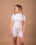 Autumn Cherries Leggings and Shorts