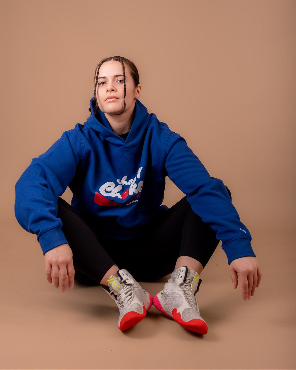 Cherry Choke 90's Blue Hoodie