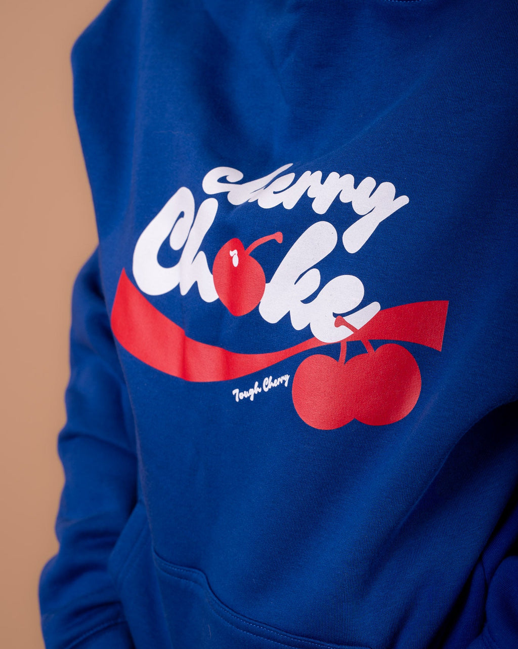 Cherry Choke 90's Blue Hoodie