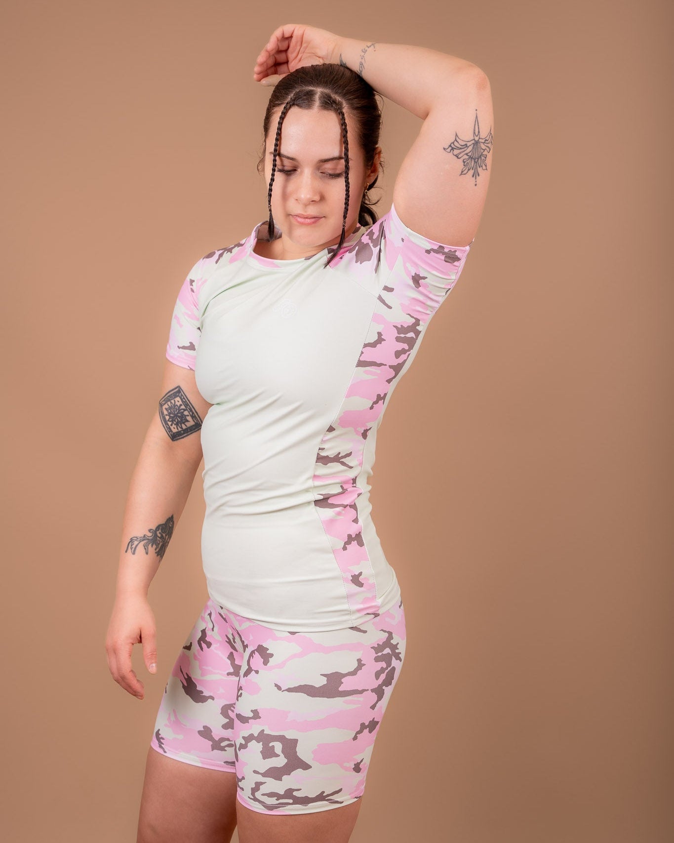 Matcha Camo Fusion Short Sleeve Rashie