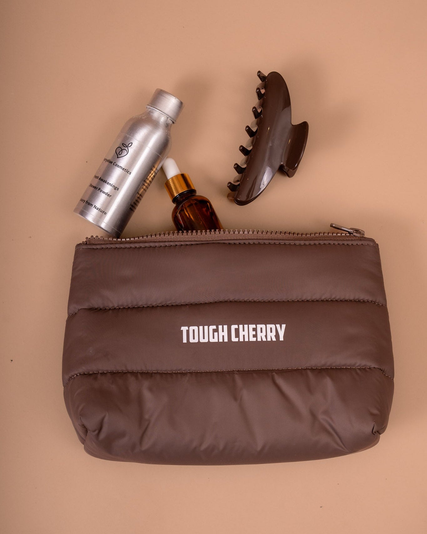 Tough Cherry Perfectly Puffy Pouch Espresso