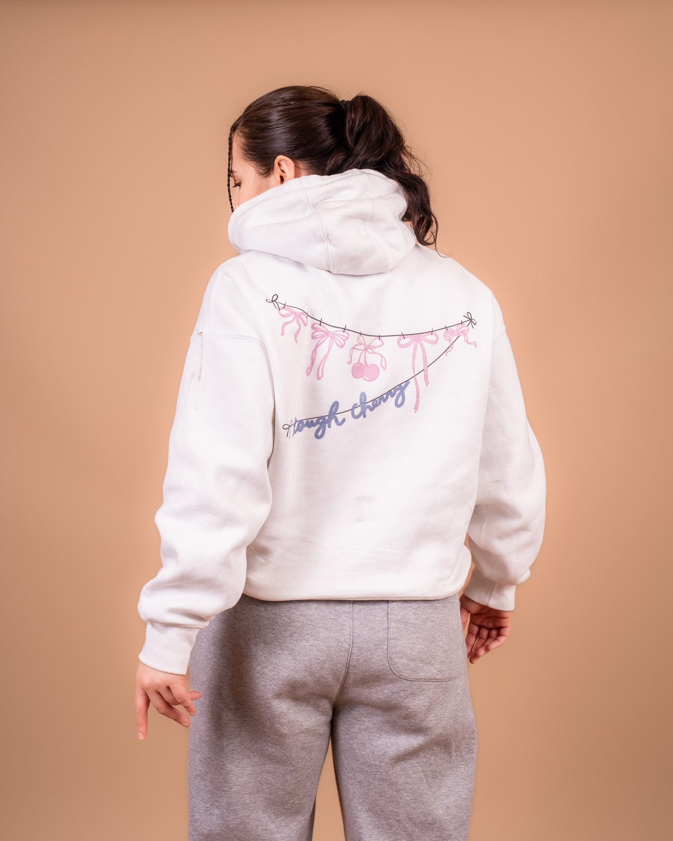 Tough Cherry Bow Hoodie