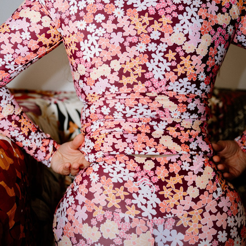 Wild Berry Meadow Momentum High Waisted Shorts