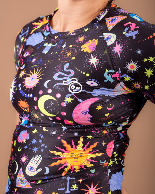 Micro Collar Short Sleeve Rash Guard