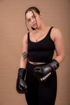 Essential Black V-Neck Training Top