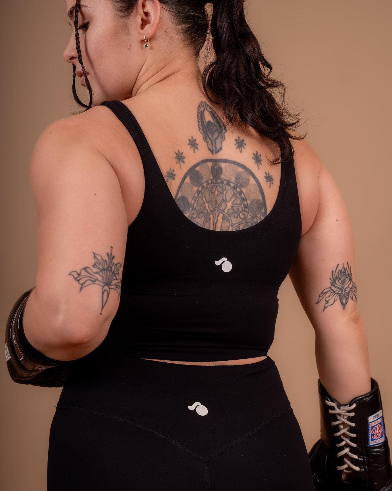 Essential Black V-Neck Training Top