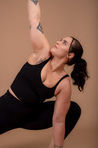 Essential Black V-Neck Training Top