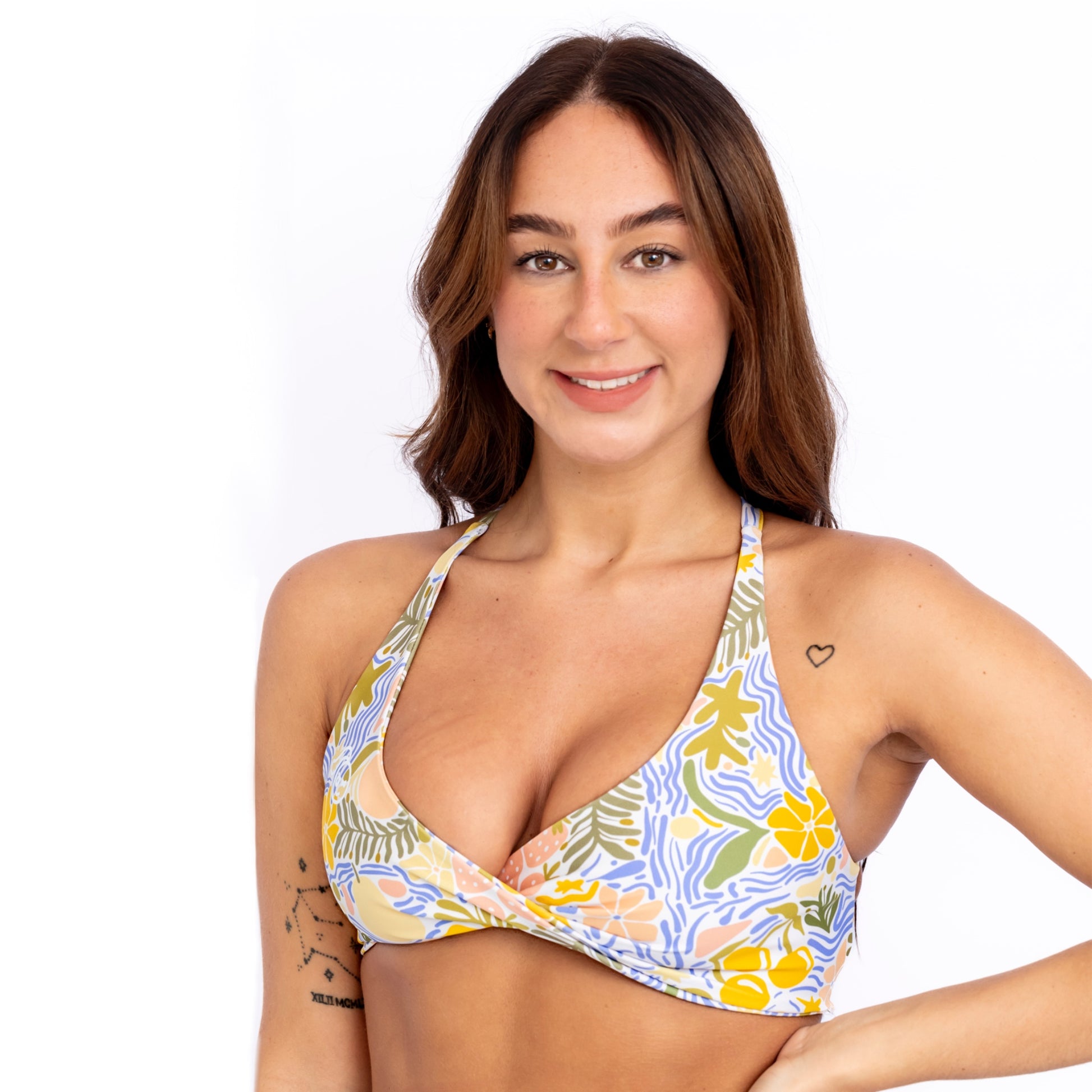 Tutti Fruity Twisted Sports Bra