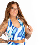 Ice V-Neck Halter Top