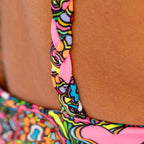 Blooming Bright Braided Sports Bra