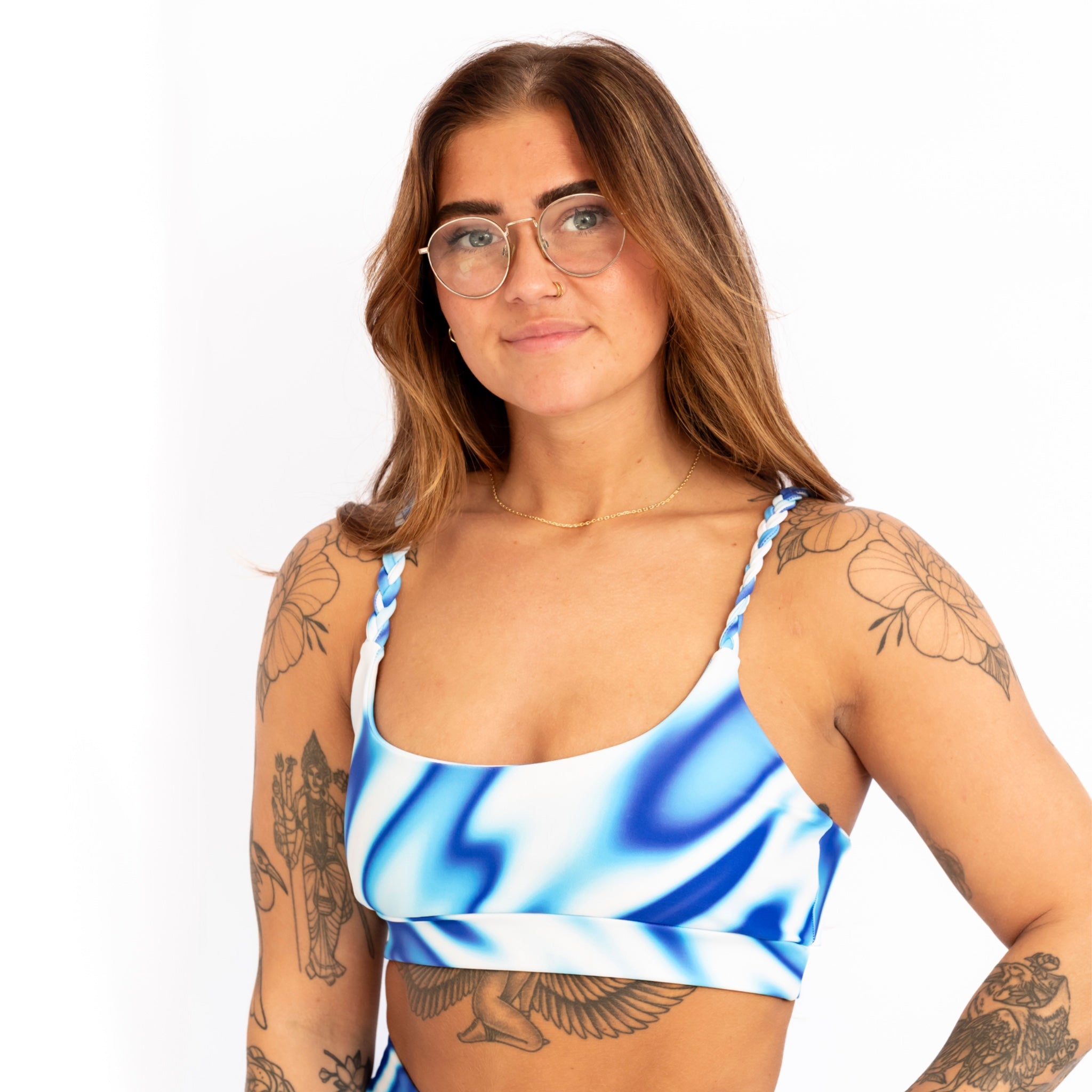 Ice Braided Sports Bra