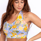 Tutti Fruity V-Neck Halter Top