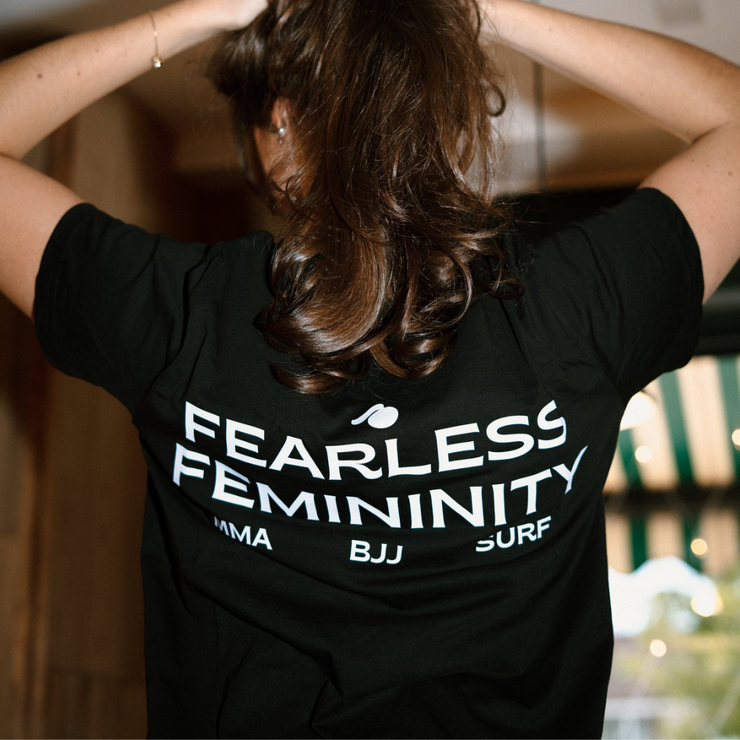 Fearless Femininity T-Shirt- Black/ White