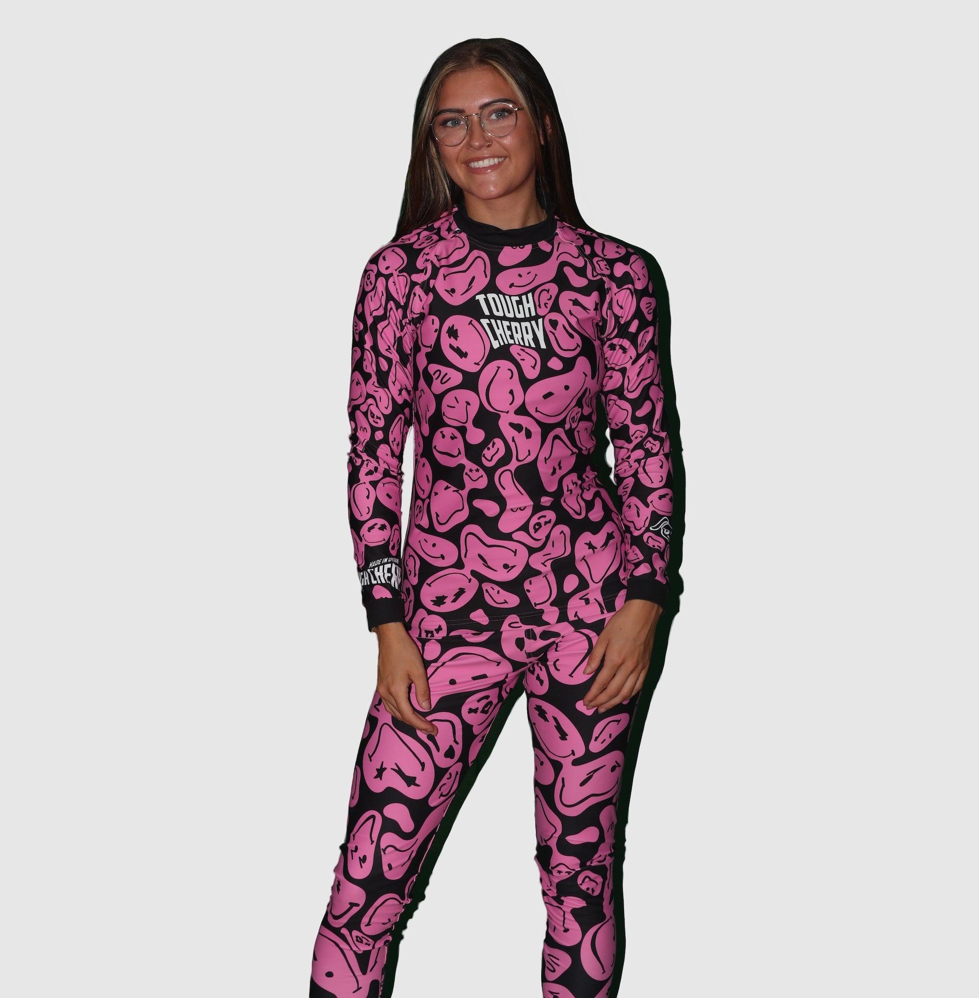 Smiley Rash Guard – Tough Cherry